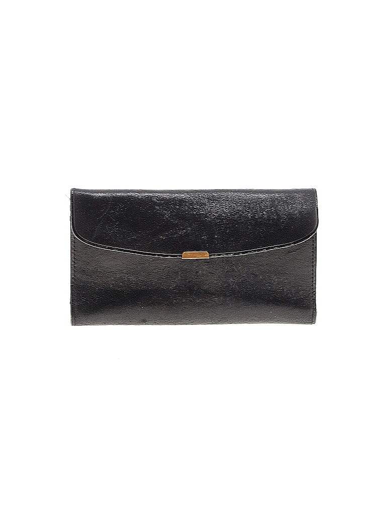 Pre-owned Unbranded Leather Wallet In Black