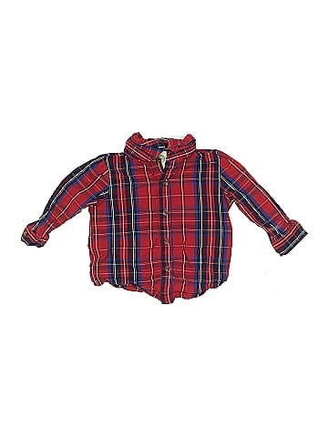 Little Me Long Sleeve Button-Down Shirt (view 1)