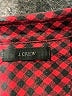 J.Crew 100% Cotton Checkered-gingham Red Long Sleeve Button-Down Shirt Size S (estimated) - photo 7