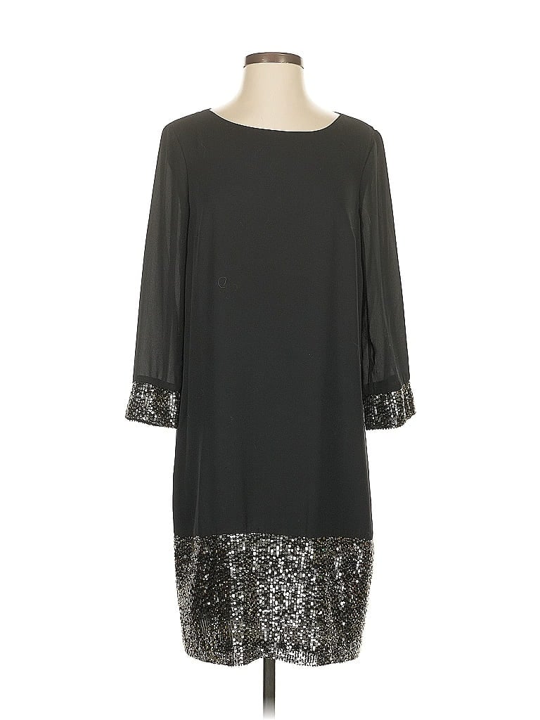 Pre-owned Erin Erin Fetherston Cocktail Dress In Gray