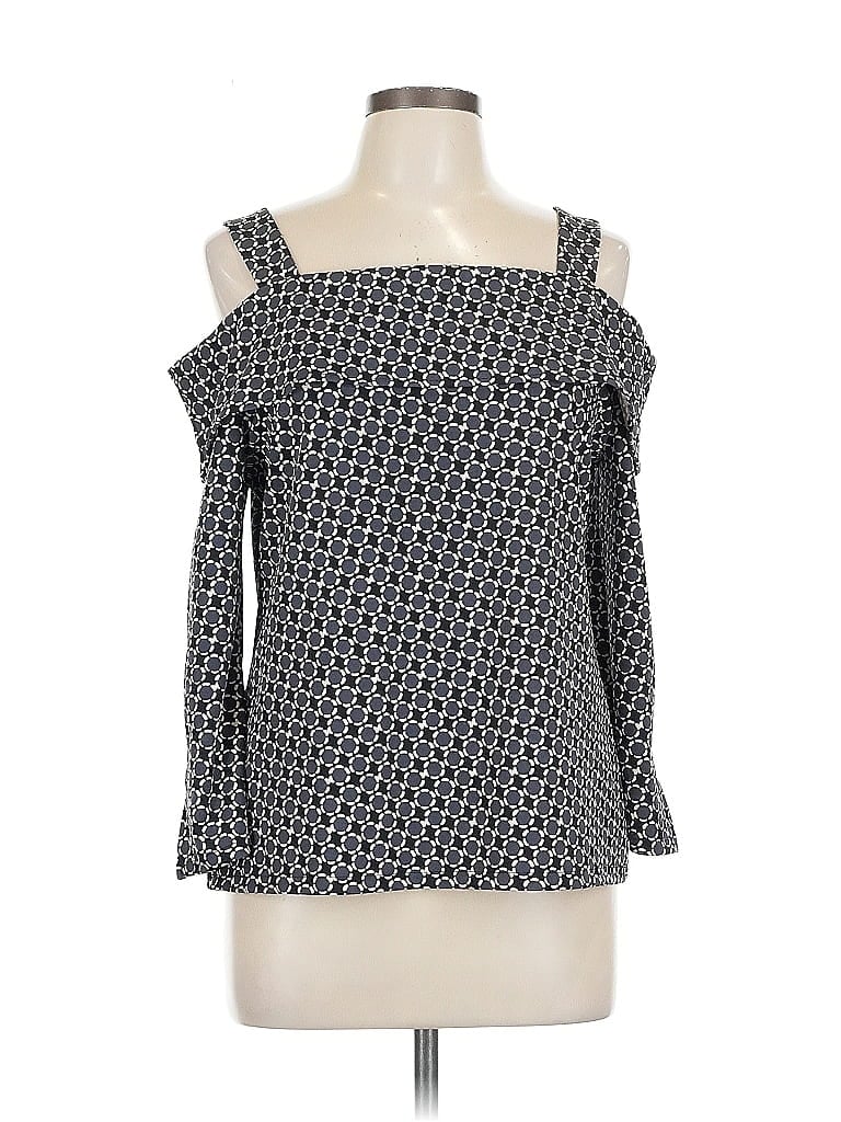 ANN TAYLOR Pre-owned 3/4 Sleeve Blouse In Black