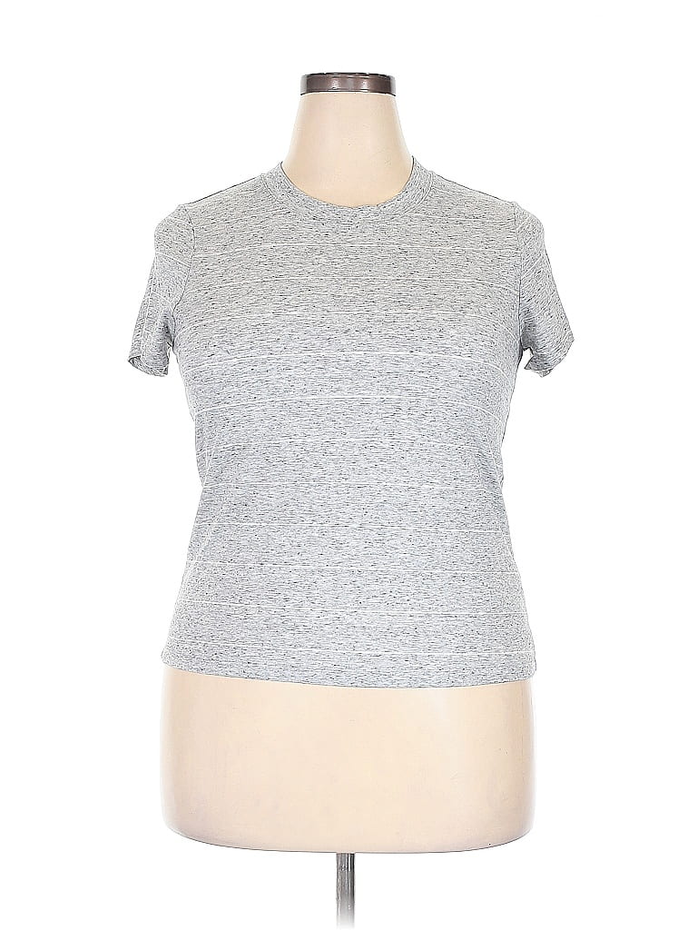 Pre-owned Calia Short Sleeve T-shirt In Gray