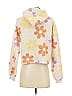 Barbie 100% Polyester Floral Yellow Ivory Pullover Sweater Size XS - photo 2