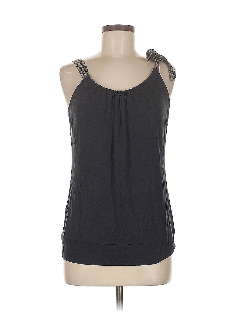 Pre-owned Ann Taylor Sleeveless Blouse In Gray