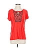 Democracy Red Short Sleeve Top Size 9 - photo 1
