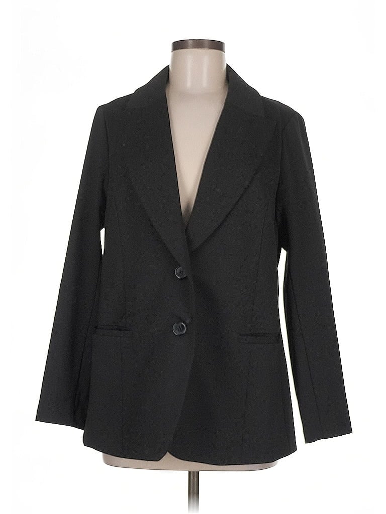 Pre-owned Dg^2 By Diane Gilman Blazer Jacket In Black
