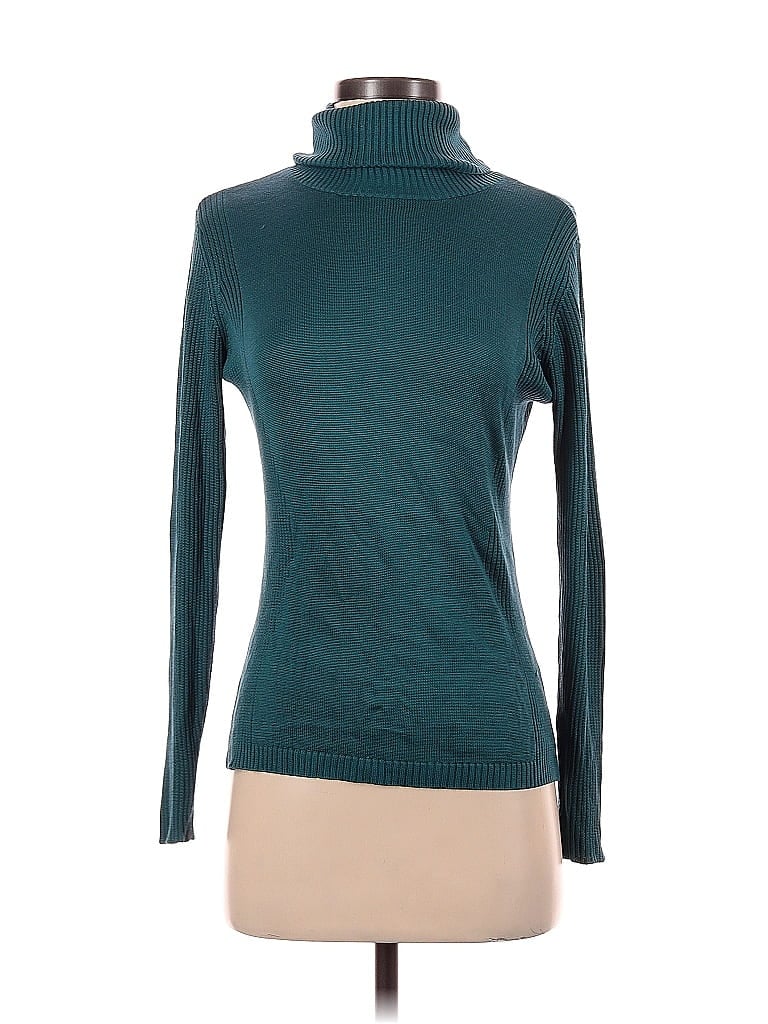 Carlisle 100% Silk Teal Silk Pullover Sweater Size S - photo 1