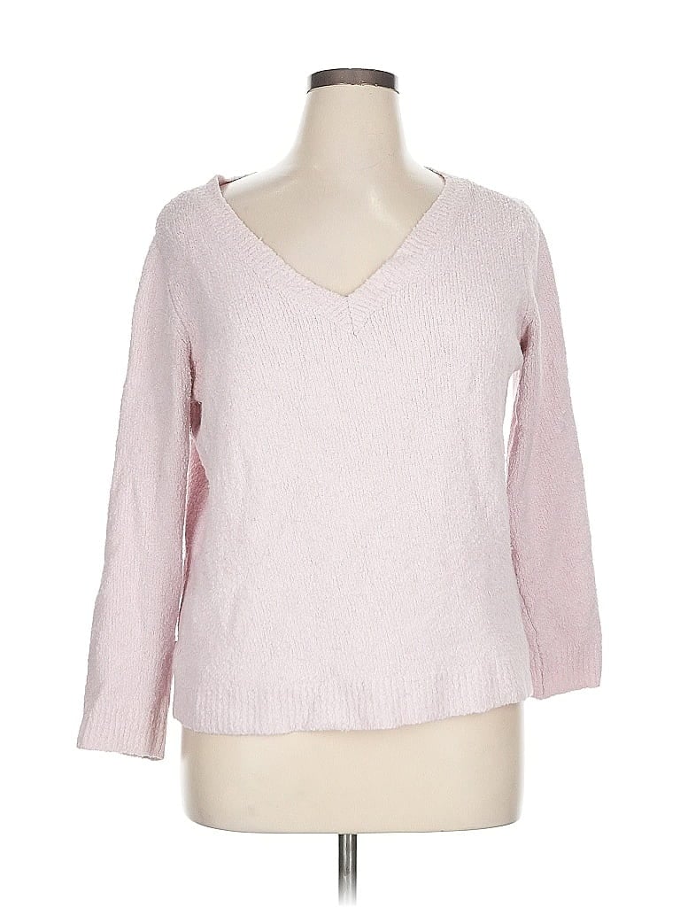 Pre-owned Ann Taylor Loft Outlet Pullover Sweater In Pink
