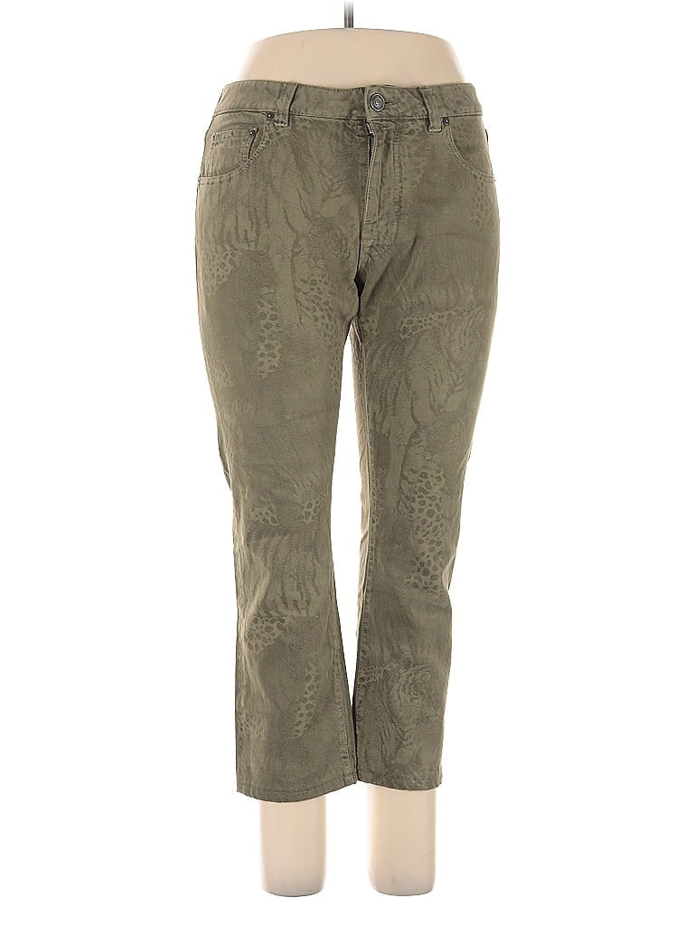 ETRO 100% Cotton Green Jeans Size 36 waist - photo 1