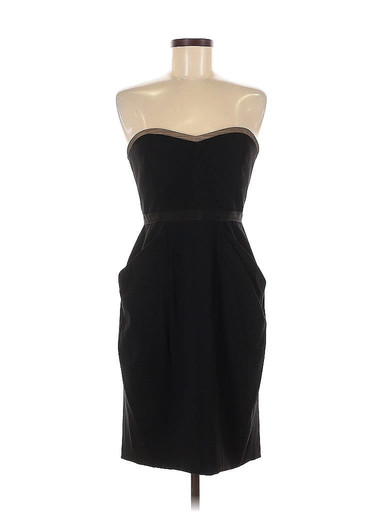 Pre-owned Bcbgmaxazria Cocktail Dress In Black