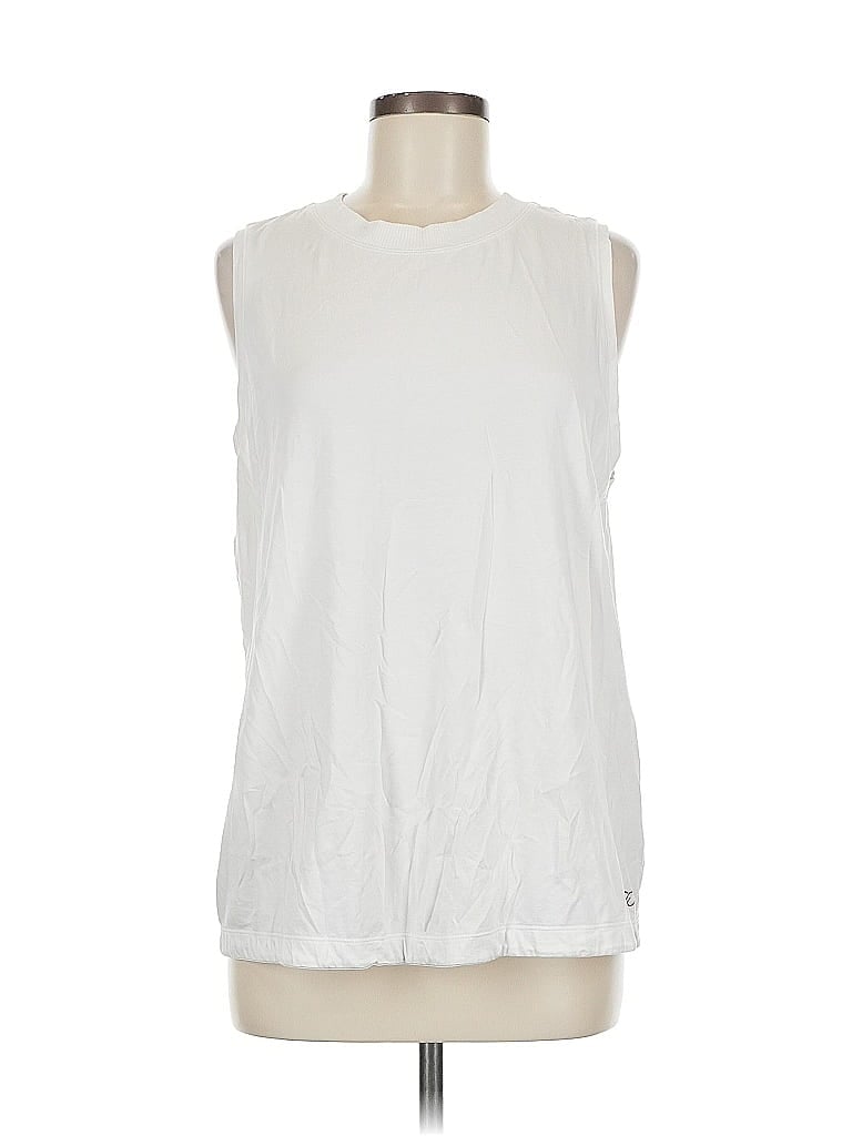 CALIA Pre-owned Sleeveless T-shirt In White
