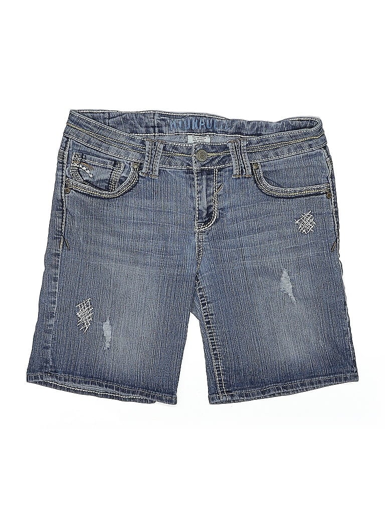 Pre-owned Hydraulic Denim Shorts In Blue