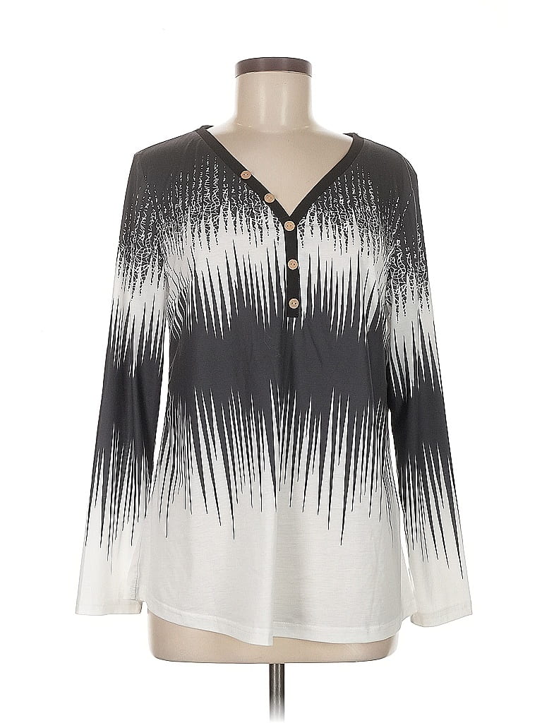 UNBRANDED Pre-owned Long Sleeve Blouse In Gray