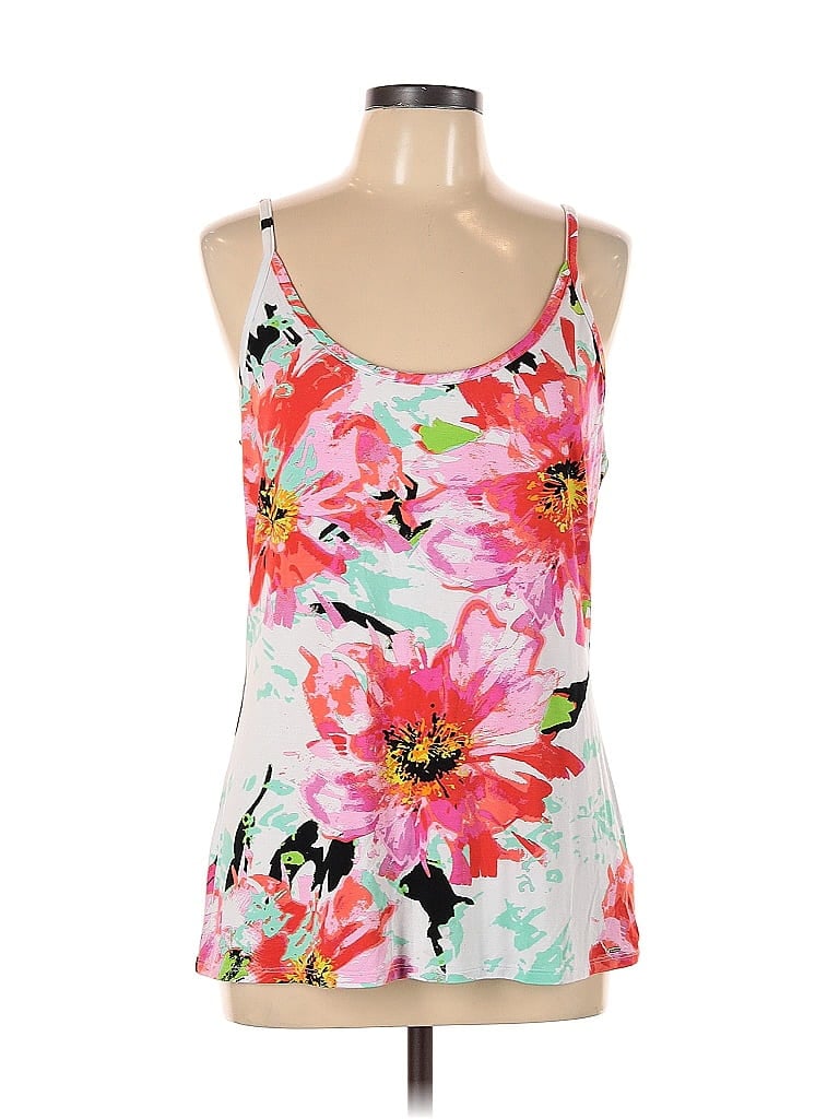 Pre-owned Bebe Tank Top Pink Halter Neckline Tops