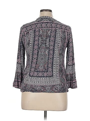 Lucky Brand 3/4 Sleeve Blouse (view 2)
