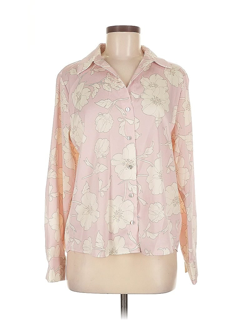 RACHEL ZOE Pre-owned Long Sleeve Blouse In Pink