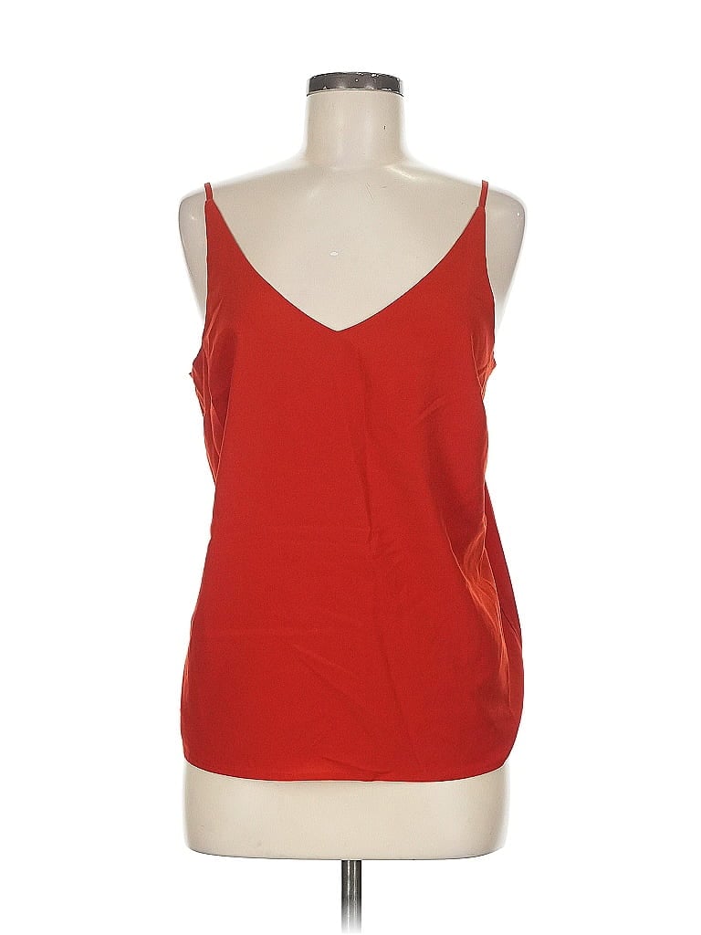 Pre-owned Banana Republic Factory Store Tank Top Red Strapless Neckline Tops