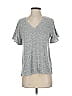 A New Day Gray Short Sleeve Top Size S - photo 1