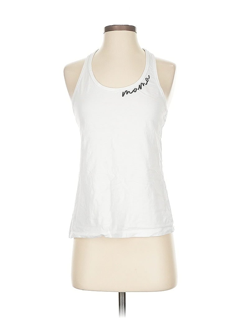 Pre-owned Assorted Brands Tank Top White Halter Neckline Tops