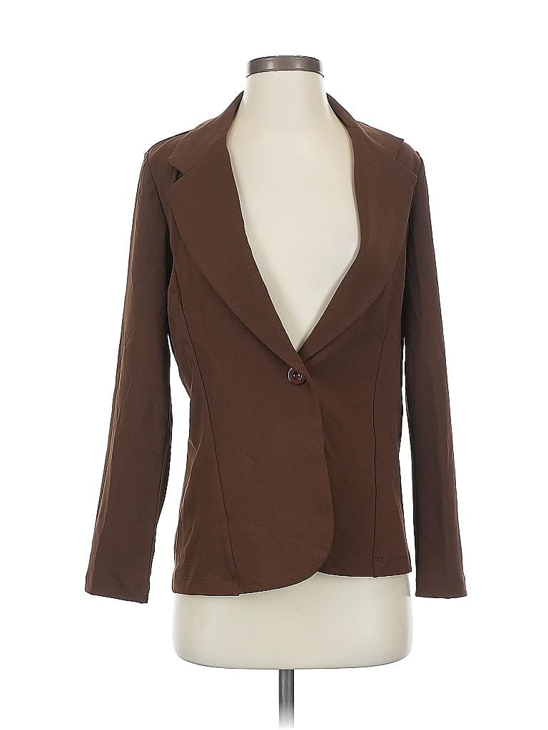 Pre-owned Ivory Love Blazer Jacket In Brown