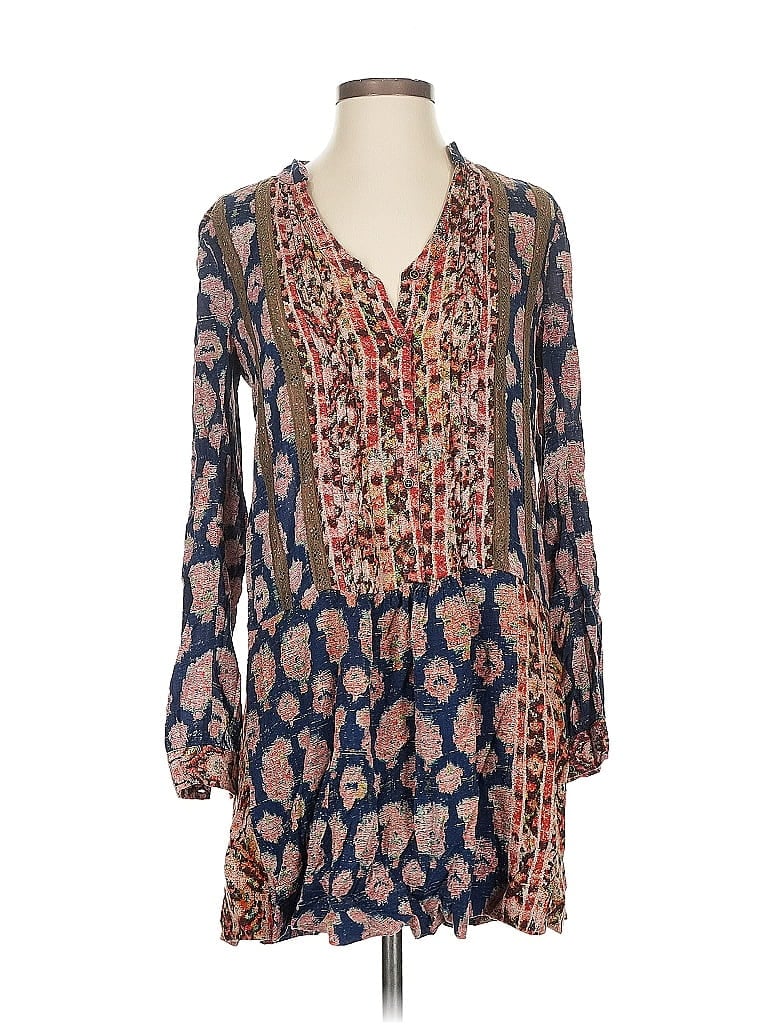 Tiny 100% Rayon Paisley Blue Casual Dress Size XS - photo 1