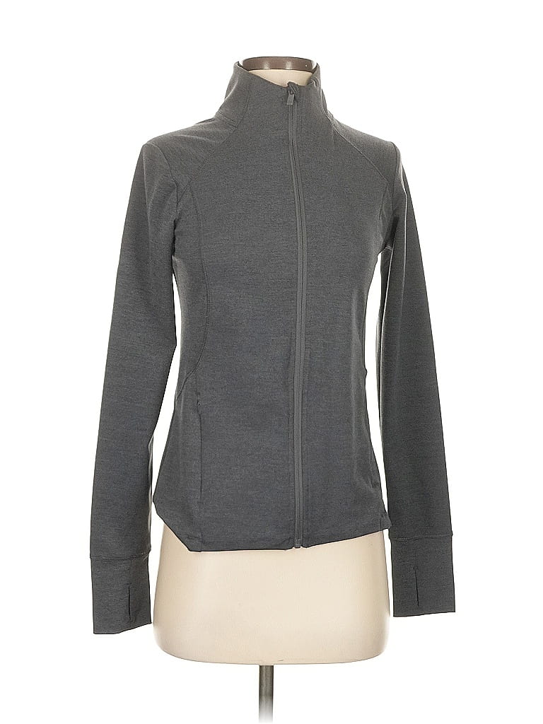 Pre-owned All In Motion Track Jacket In Gray