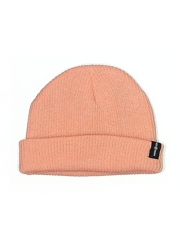 Click to view more detailed imagery on our partner's website Pre-owned Hang Ten Beanie Hat In Pink