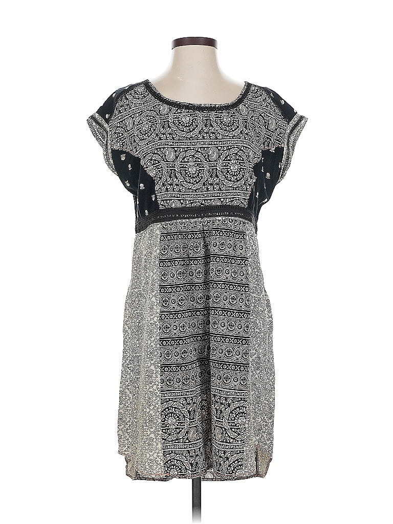 Pre-owned Holding Horses Casual Dress In Gray