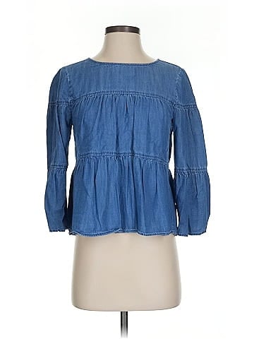 Madewell 3/4 Sleeve Blouse (view 1)