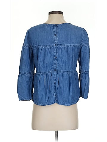 Madewell 3/4 Sleeve Blouse (view 2)