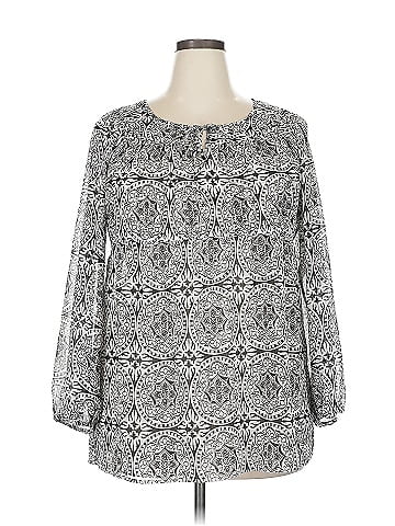Lane Bryant Outlet 3/4 Sleeve Blouse (view 1)