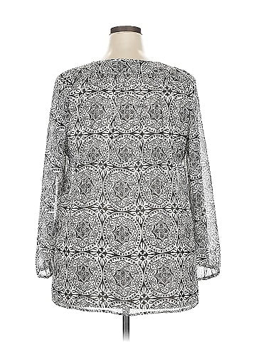 Lane Bryant Outlet 3/4 Sleeve Blouse (view 2)