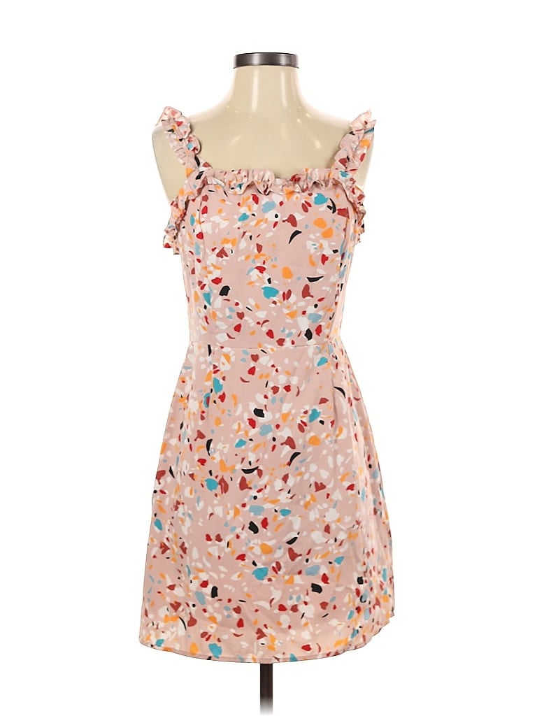 Pre-owned Lost + Wander Cocktail Dress In Brown