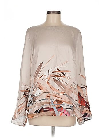 Escada Long Sleeve Silk Top (view 1)