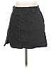 Forever 21 Solid Gray Denim Skirt Size L - photo 2