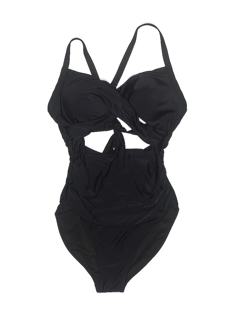 UNBRANDED Pre-owned One Piece Swimsuit In Black