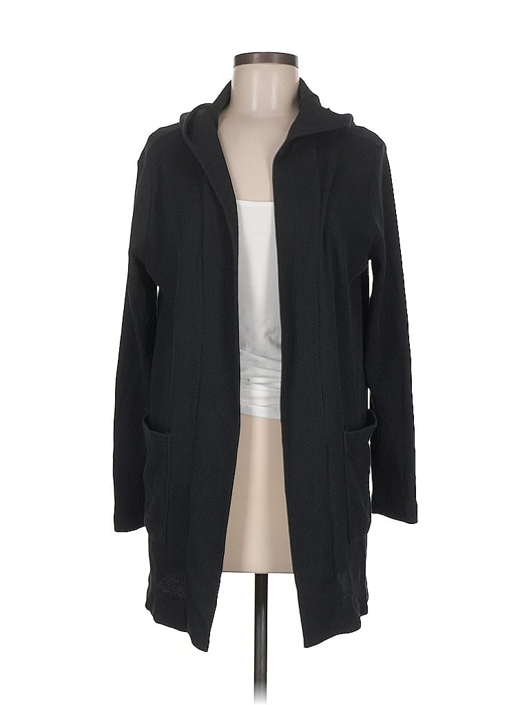 Pre-owned Splendid Cardigan Sweater In Black