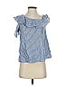 Madewell Blue Sleeveless Blouse Size 00 - photo 1