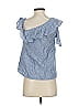 Madewell Blue Sleeveless Blouse Size 00 - photo 2