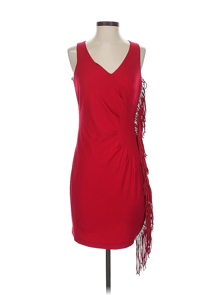 Pre-owned Boston Proper Cocktail Dress In Red