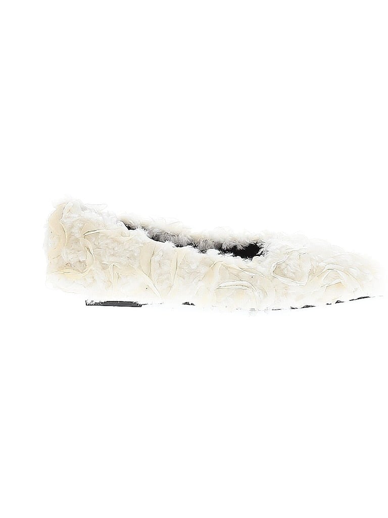 Pre-owned Assorted Brands Flats In White