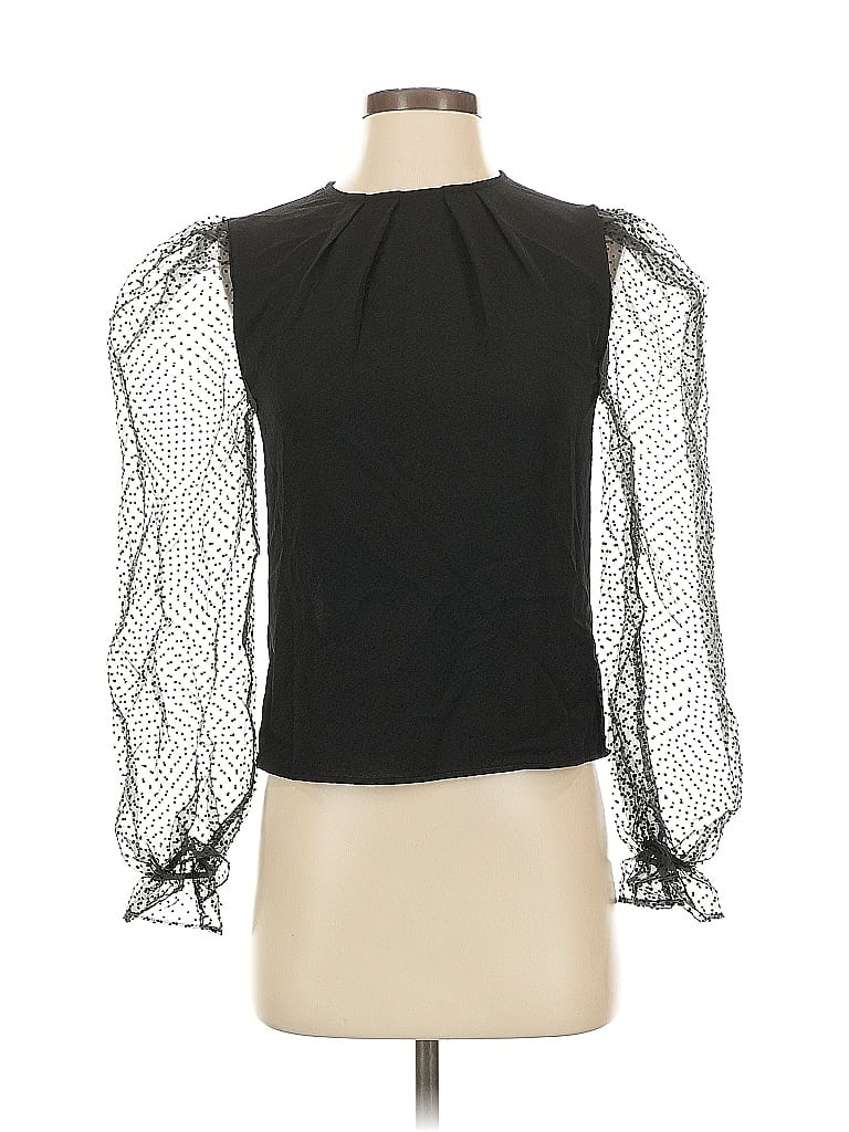 Express Long Sleeve Blouse In Brown