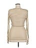 Arden B. 100% Nylon Tan Long Sleeve Top Size XL - photo 2
