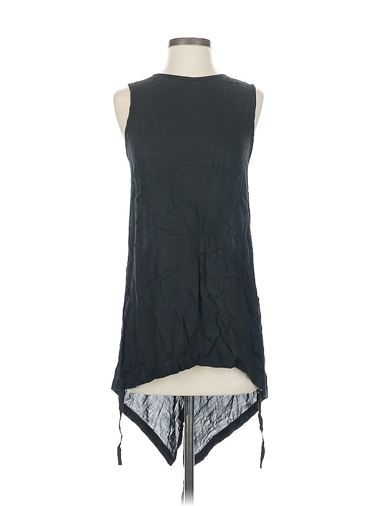 PRETTYLITTLETHING Pre-owned Sleeveless Top Black Halter Neckline Tops