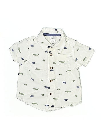 Just One You Made by Carter's Short Sleeve Button-Down Shirt (view 1)