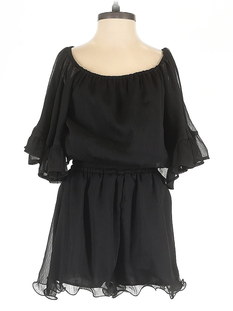 Pre-owned Endless Rose Romper In Black