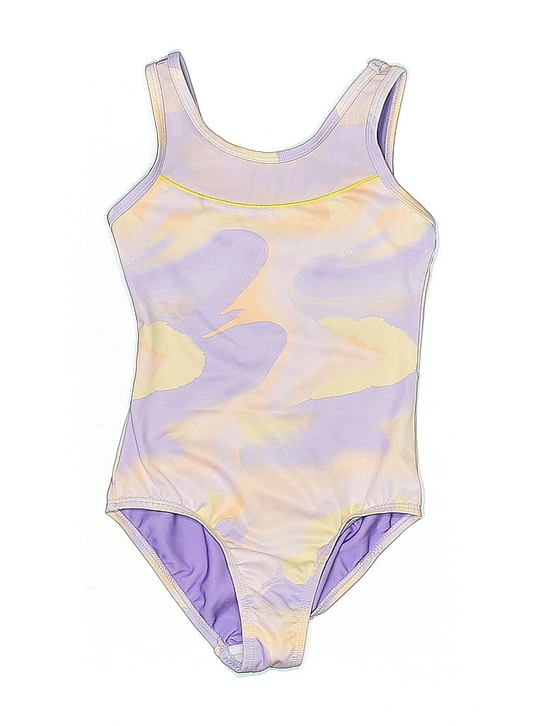 Pre-owned Cat & Jack Kids' One Piece Swimsuit In Purple