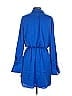 BCBG 100% Polyester Blue Casual Dress Size S - photo 2