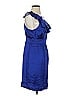 Tibi 100% Silk Blue Cocktail Dress Size 4 - photo 4
