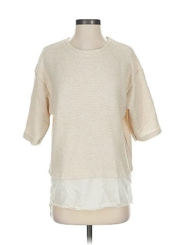 Zara W&B Collection Short Sleeve Top (view 1)